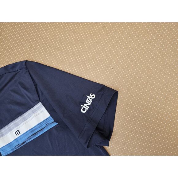 Travis Mathew Pullover Golf Polo Shirt Blue for Men, XXL Polyester - Picture 4 of 10